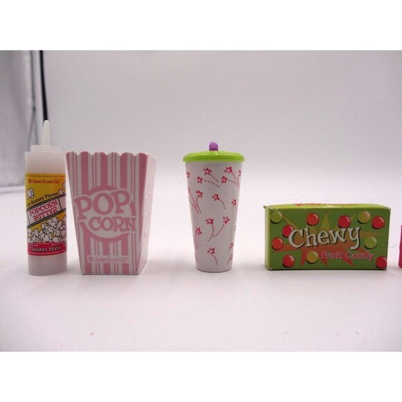 American Girl Doll Truly Me Popcorn Machine Set Lights Popping Sound with Access - Picture 12 of 16